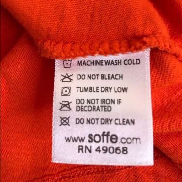 Soffe Fighting Gators UF Orange Blue V Neck Short Sleeve T Shirt Women Large - Picture 8 of 12